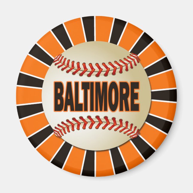 IMÃ RETRO BALTIMORE BASEBALL (Frente)