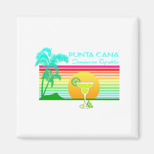 Imã Retro Beach Punta Cana Margarita