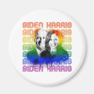 Imã Retro Biden Harris Pride