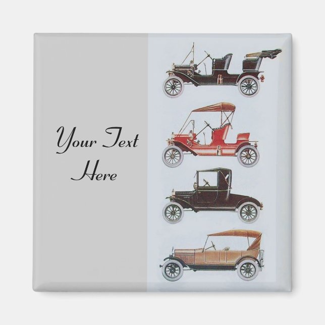 Imã RETRO CARS 2 - Automóvel de reparação automática (Frente)