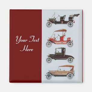 Imã RETRO CARS 2 - Automóvel de reparação automóve