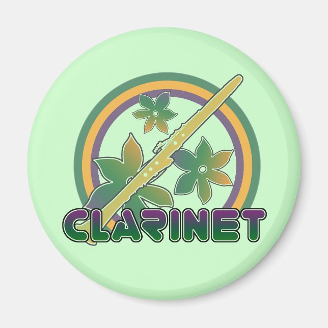 Imã Retro Clarinet (Frente)
