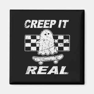 Imã Retro Creme É Realmente Fantasma, Homens Crianças