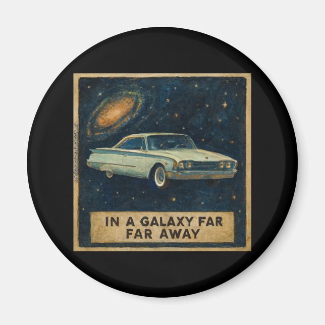 Imã Retro Cruiser in Deep Space  (Frente)