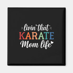 Imã Retro da Vida da Mãe Karate -