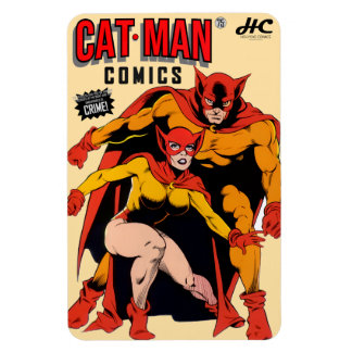 Ímã Retro das Histórias em Quadrinhos do GATO-HOME