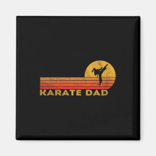 Imã Retro de Artes Marciais do Pai Karate Funny