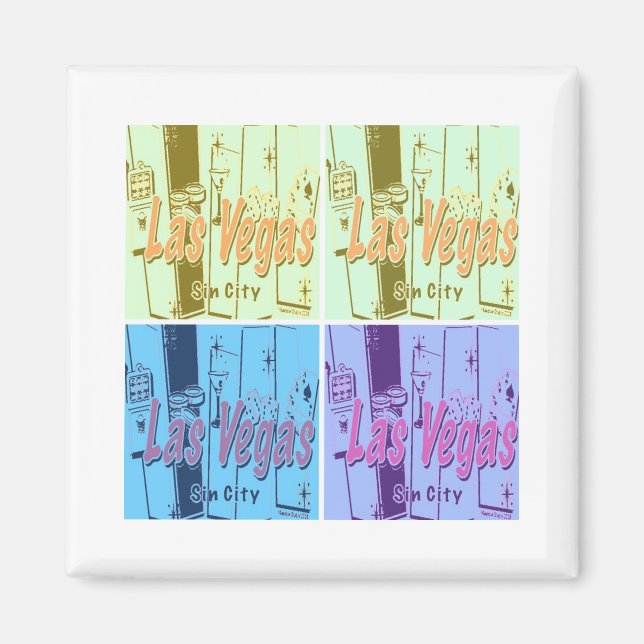 Imã Retro de Las Vegas (Frente)