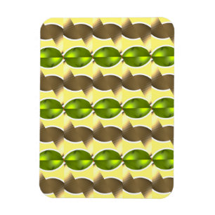 Ímã retro de papel de parede