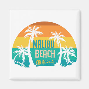 Imã Retro de praia de Malibu