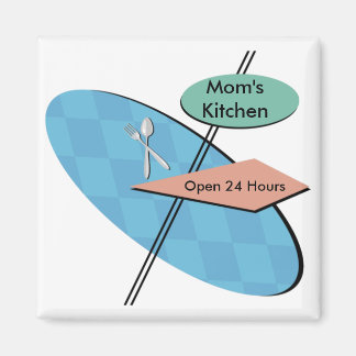 Imã Retro-Diner Magnets Personalizadas e Personalizada