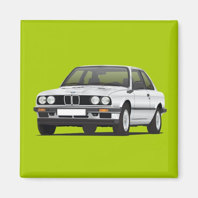 Imã Retro E30 Série 3 Prata (Frente)