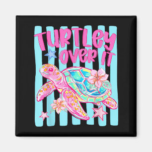 Imã Retro e Turtley Demais Tartaruga Marinha Verão Eng