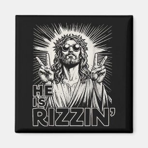 Imã Retro ele está rizzin engraçado para meninos homen
