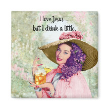 Retro Familiar Sun Hat Cocktail Flores