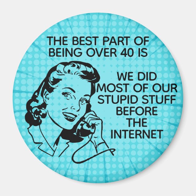 Imã Retro Funny Superior A 40 Magnet (Frente)