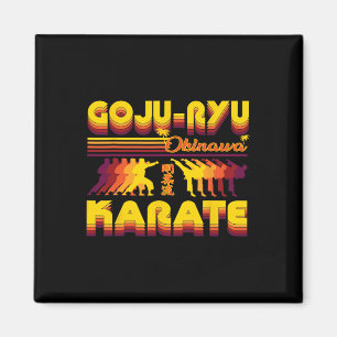 Imã Retro Goju-ryu Karate Design de Verão Para Kar