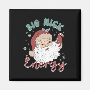 Imã Retro Groovy Grande Nick Papai noel Energy Fun Nat