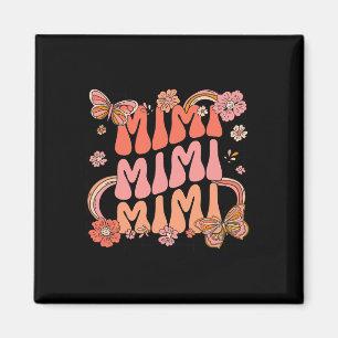 Imã Retro Groovy Mimi Best Mimi Ever Hello Fall Obriga