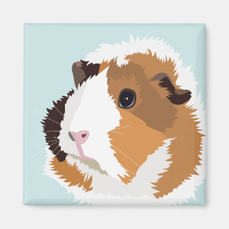 Imã Retro Guiné Pig 'Elsie' Magnet