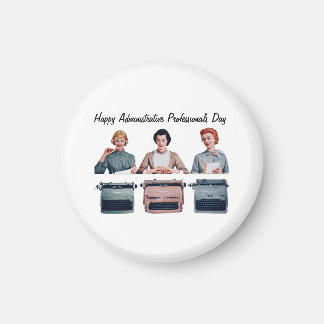 Imã Retro Happy Administrative Professionals Day 