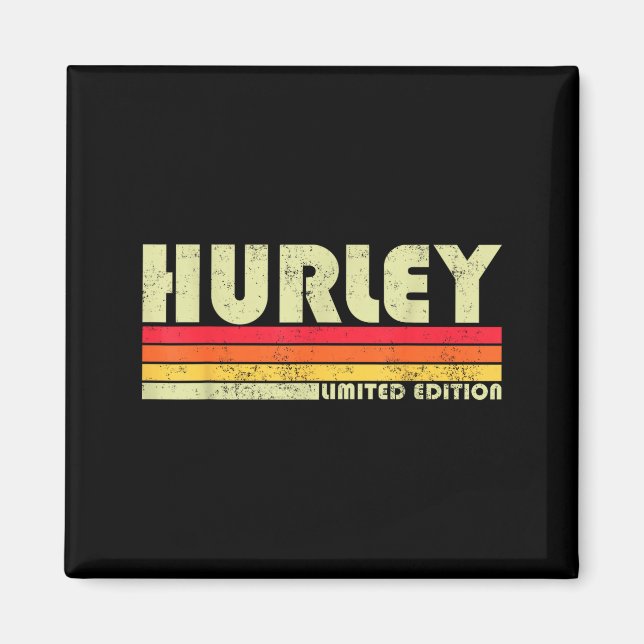 Imã Retro Hurley Home State Cool 70s 80s Style Sunset  (Frente)