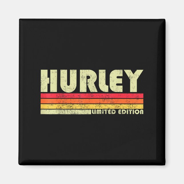 Imã Retro Hurley Home State Cool 70s 80s Style Sunset  (Frente)
