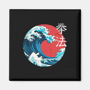 Imã Retro Japonês Wave Kenpo Karate Arts Self