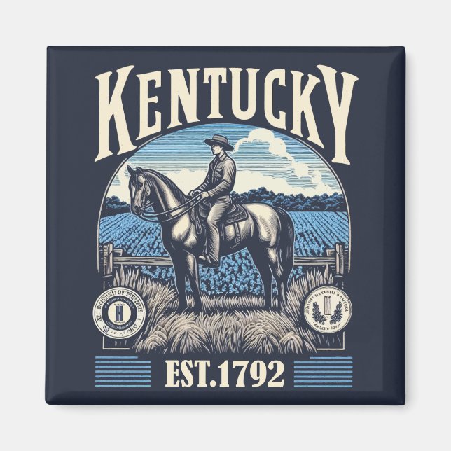 Imã Retro Kentucky (Frente)