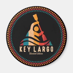 Imã Retro Key Largo Kayaking