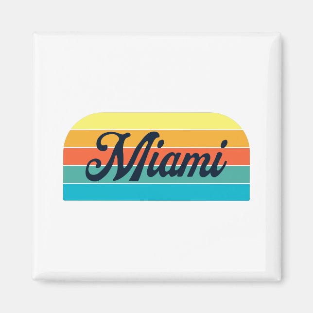 Imã Retro Miami (Frente)