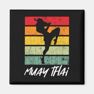 Imã Retro Muay Thai Vintage Mma Arts Marcial Tailândia