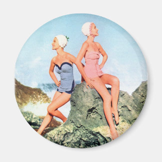 Imã Retro-Mulheres, Fatos de Natação e Bonés também!