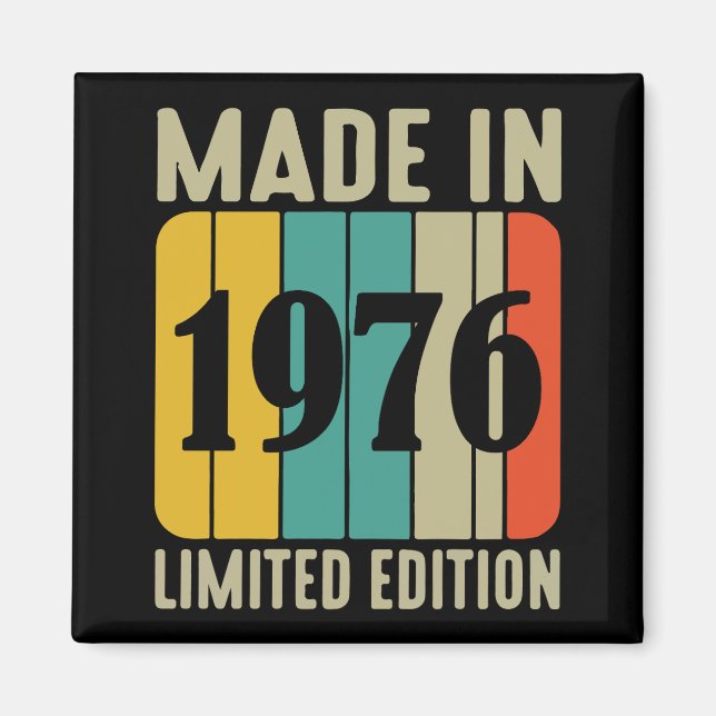 Imã Retro Original Feito em 1976 edição limitada Vinta (Frente)
