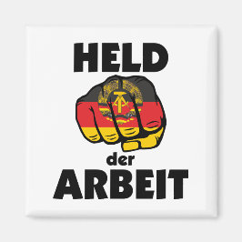 Imã Retro Ostalgie DDR Held der Arbeit
