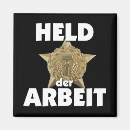Imã Retro Ostalgie DDR Held der Arbeit Stern Wappen