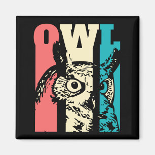 Imã Retro Owl