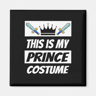 Imã Retro Prince Costume Diversão Halloween Costume Me