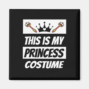 Imã Retro Princess Costume Halloween Costume