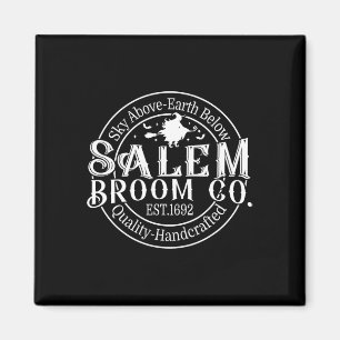 Imã Retro Salem Broom Company Est 1692 Massachusetts H