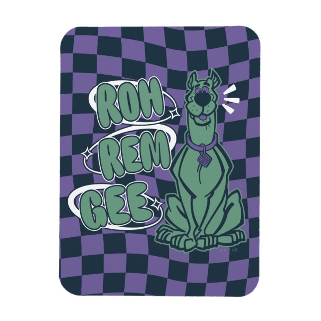 Ímã Retro Scooby "OMG" (Vertical)