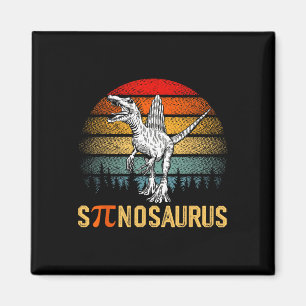 Imã Retro Spinosaurus Feliz Dia Pi