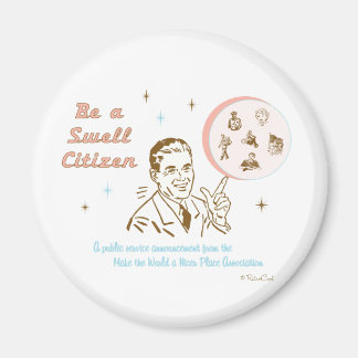 Imã Retro 'Swell Citizen' Magnet