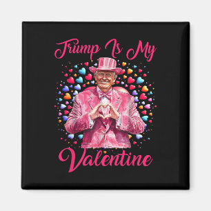 Imã Retro Trump É O Meu Namorados Trump Valentine Day