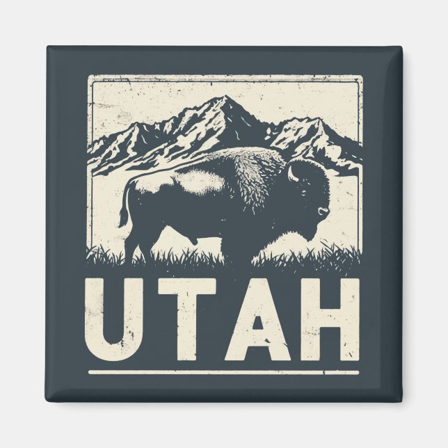 Imã Retro Utah (Frente)