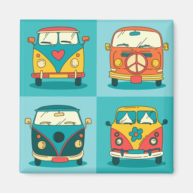 Imã Retro Van (Frente)