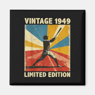 Imã Retro Vintage 1949 Baseball Lover Limited Edition