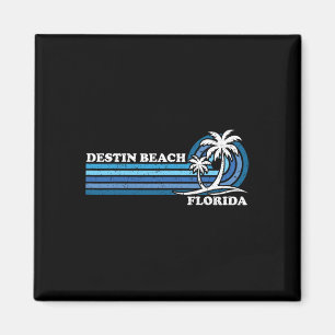 Imã Retro Vintage Family Vacing Florida Destin Beach