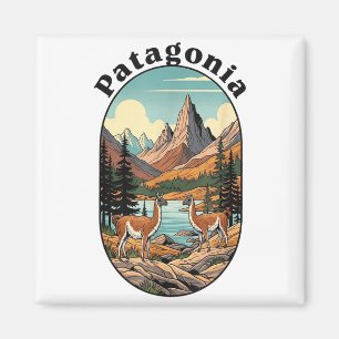 Imã Retro Vintage Patagônia Ao Ar Livre