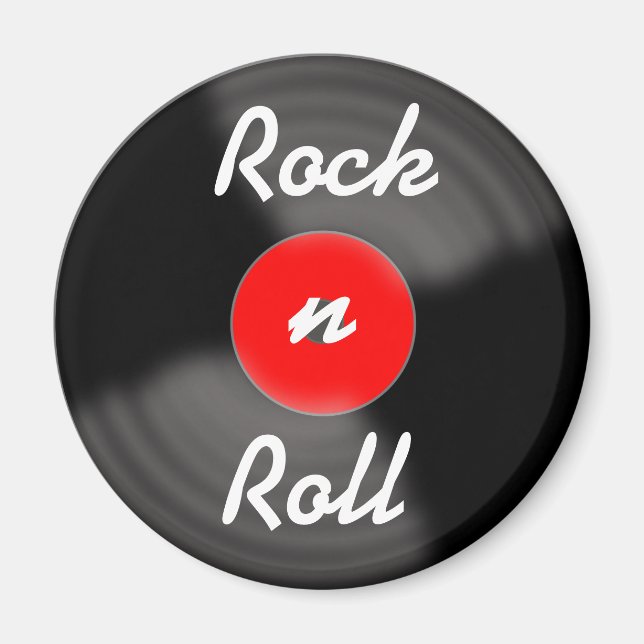 Imã Retro Vinyl Record Magnet Gift (Frente)